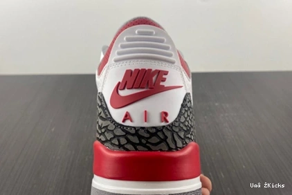 DN3707-160 387 Jordan (2022) 3 Fire Lightweight Red Retro 1022
